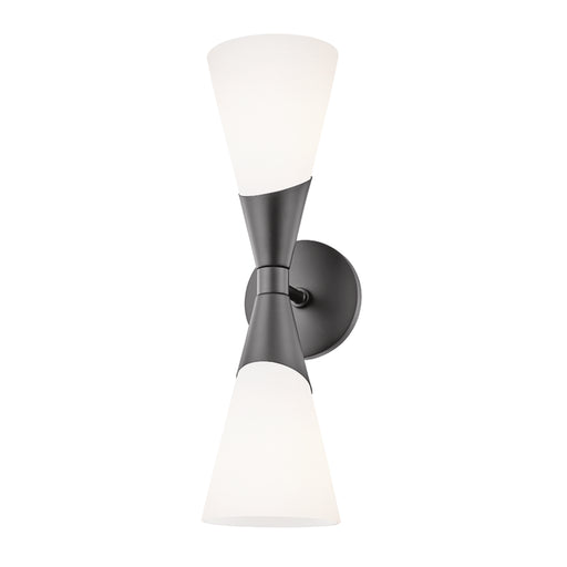 Mitzi - H312102-BLK - Two Light Wall Sconce - Parker