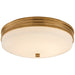 Visual Comfort - CHC 4601AB-WG - LED Flush Mount - Launceton - Antique-Burnished Brass