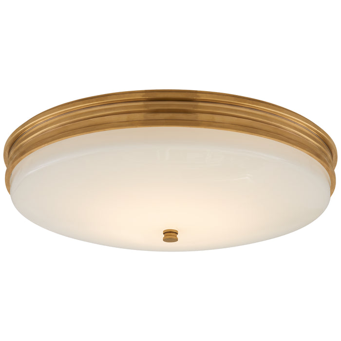 Visual Comfort - CHC 4603AB-WG - LED Flush Mount - Launceton - Antique-Burnished Brass