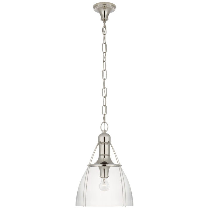 Visual Comfort - CHC 5475PN-CG - One Light Pendant - Prestwick - Polished Nickel