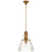 Visual Comfort - CHC 5476AB-CG - One Light Pendant - Prestwick - Antique-Burnished Brass