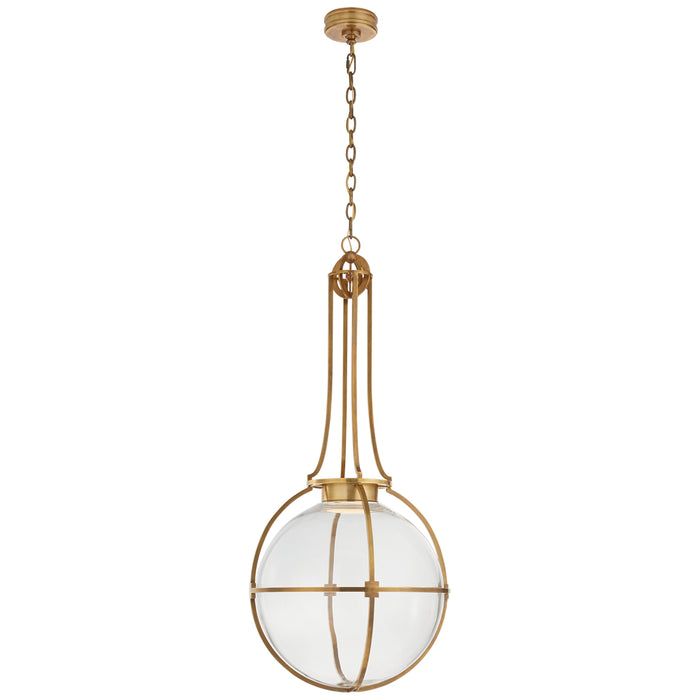 Visual Comfort - CHC 5479AB-CG - LED Pendant - Gracie - Antique-Burnished Brass