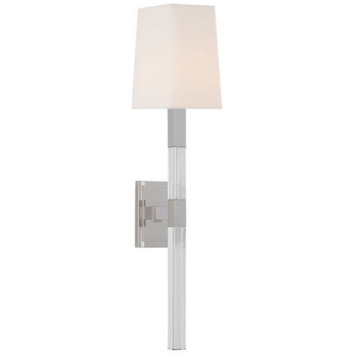 Visual Comfort - CHD 2901PN/CG-L - One Light Wall Sconce - Reagan - Polished Nickel and Crystal