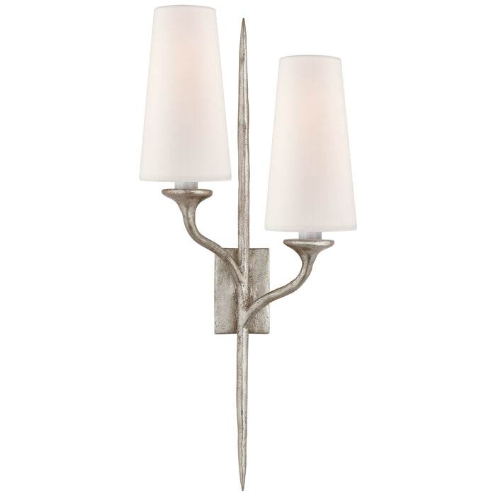 Visual Comfort - JN 2076BSL-L - Two Light Wall Sconce - Iberia - Burnished Silver Leaf