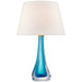 Visual Comfort - JN 3711CEB-L - One Light Table Lamp - Christa - Cerulean Blue Glass