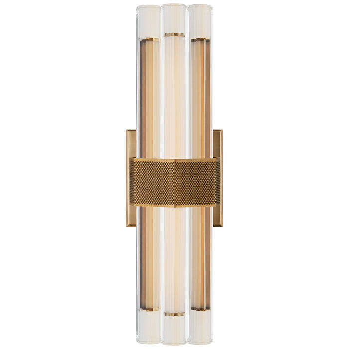 Visual Comfort - LR 2905HAB-CG - LED Wall Sconce - Fascio - Hand-Rubbed Antique Brass