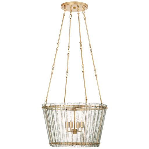Visual Comfort - S 5653HAB-AM - Four Light Chandelier - Cadence - Hand-Rubbed Antique Brass