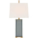Visual Comfort - TOB 3681PBC-L - One Light Table Lamp - Niki - Polar Blue Crackle