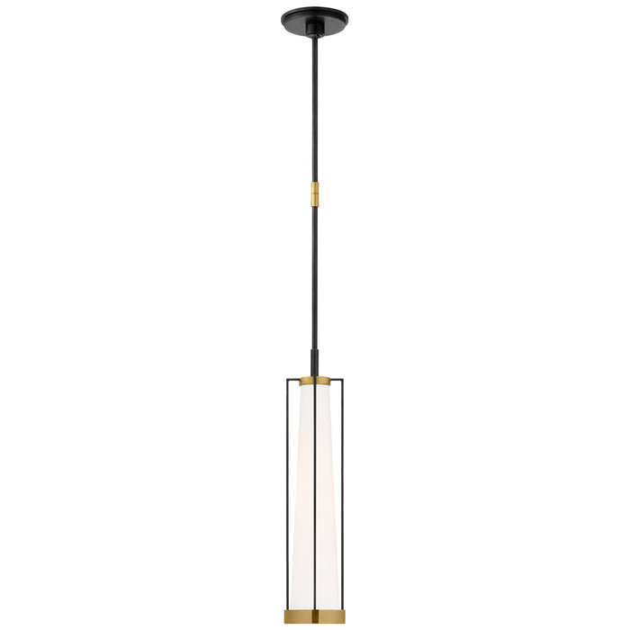 Visual Comfort - TOB 5276BZ/HAB-WG - LED Pendant - Calix - Bronze and Brass