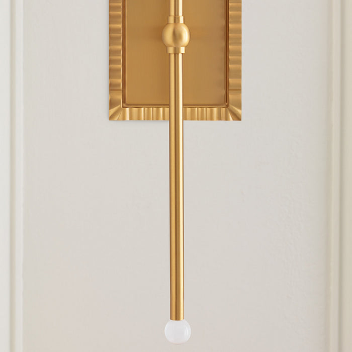 Visual Comfort Studio Baxley One Light Wall Sconce In Burnished Brass