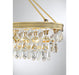 Savoy House - 1-8702-8-322 - Eight Light Linear Chandelier - Windham - Warm Brass