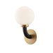 Hudson Valley - 3631-AGB/BK - One Light Wall Sconce - Werner - Aged Brass/Black