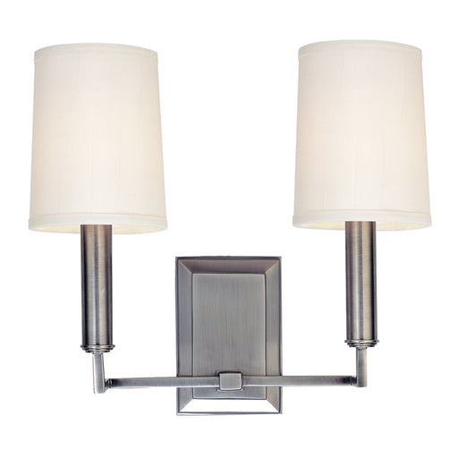 Hudson Valley - 812-PN - Two Light Wall Sconce - Clinton - Polished Nickel
