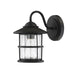 Meridian - M50014BK - One Light Outdoor Wall Sconce - Moutd - Matte Black