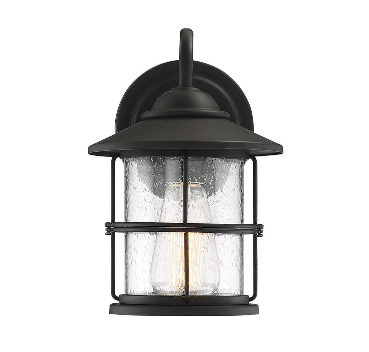 Meridian - M50014BK - One Light Outdoor Wall Sconce - Moutd - Matte Black