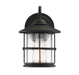 Meridian - M50014BK - One Light Outdoor Wall Sconce - Moutd - Matte Black