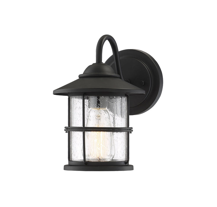 Meridian - M50014BK - One Light Outdoor Wall Sconce - Moutd - Matte Black