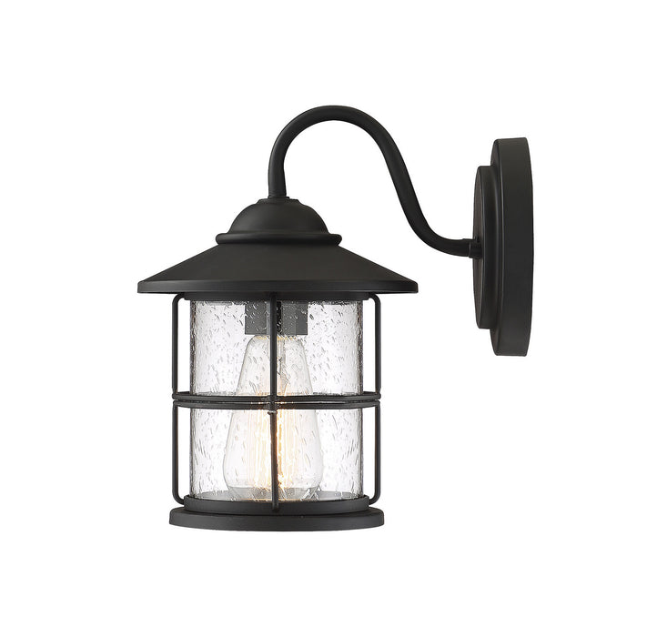 Meridian - M50014BK - One Light Outdoor Wall Sconce - Moutd - Matte Black