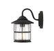 Meridian - M50014BK - One Light Outdoor Wall Sconce - Moutd - Matte Black