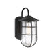Meridian - M50015BK - One Light Outdoor Wall Lantern - Moutd - Matte Black