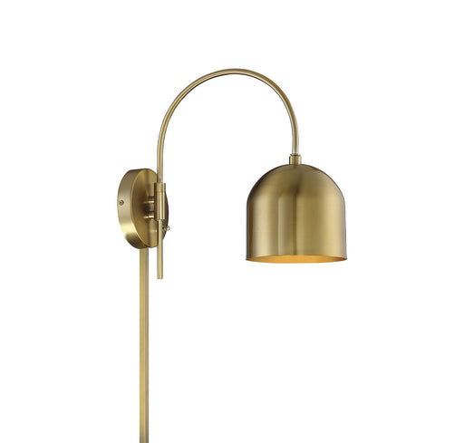Meridian - M90045NB - One Light Wall Sconce - Mscon - Natural Brass