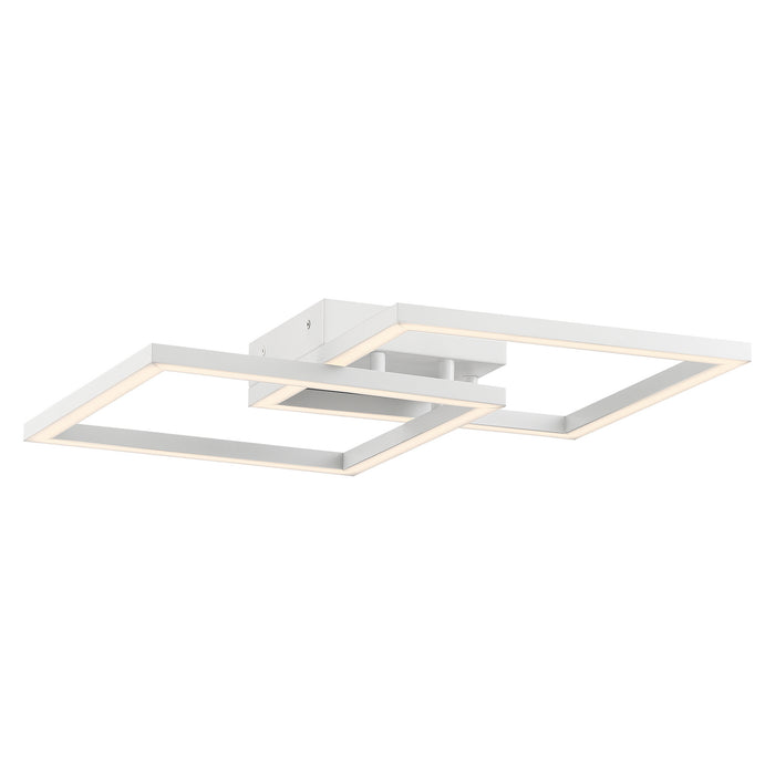 Access - 63966LEDD-WH/ACR - LED Wall Fixture - Squared - White