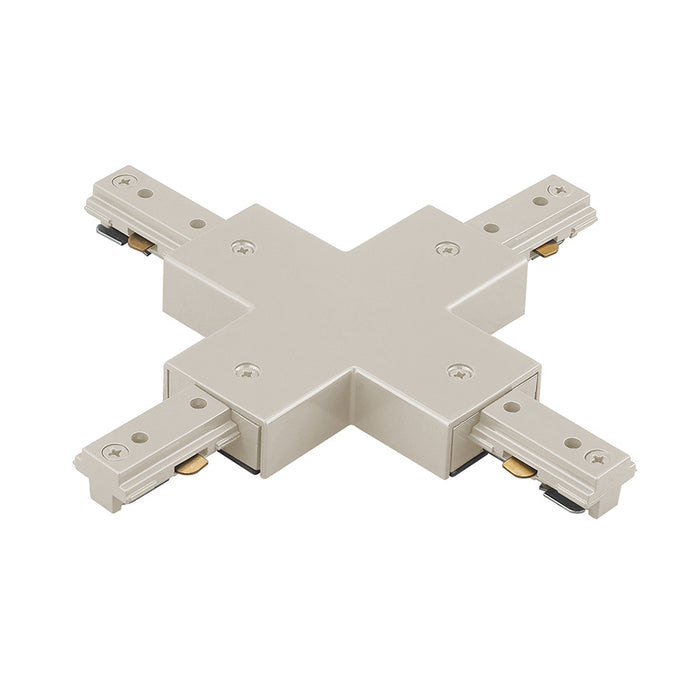 W.A.C. Lighting - HX-BN - Track Connector - 120V Track - Brushed Nickel