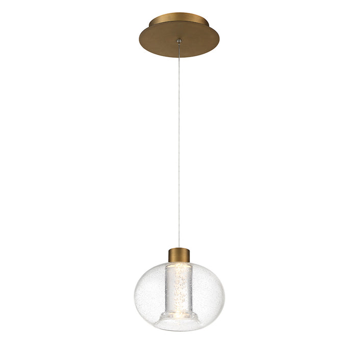 W.A.C. Lighting - PD-98908-AB - LED Pendant - Crater - Aged Brass