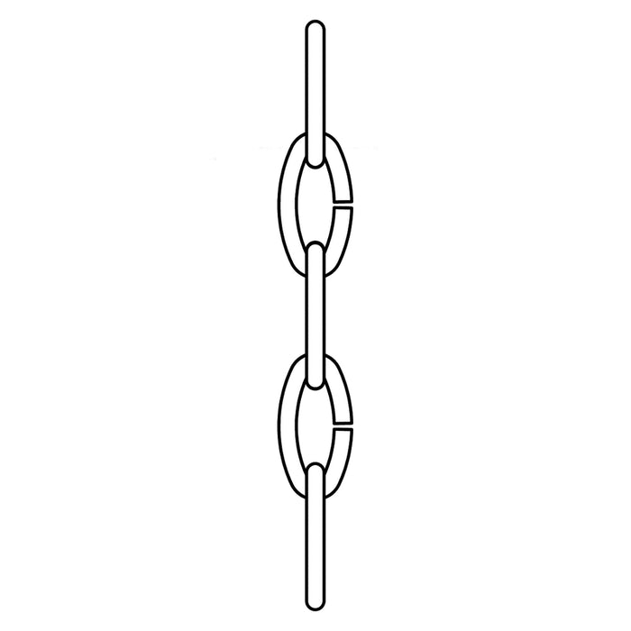 Generation Lighting - 9116-839 - Decorative Chain - Replacement Chain - Blacksmith