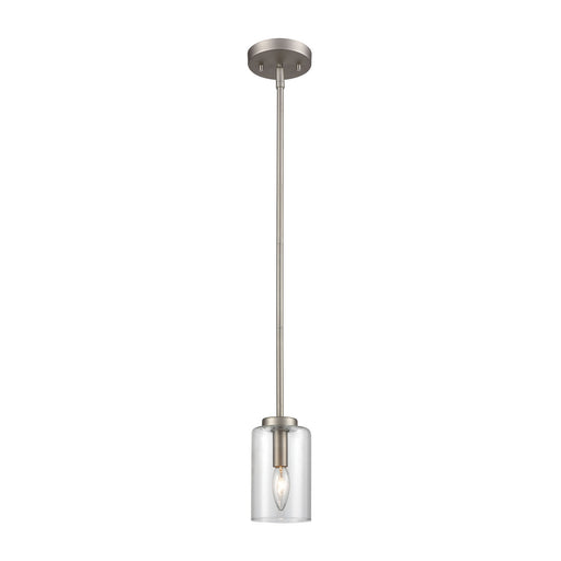 Thomas Lighting - CN240512 - One Light Mini Pendant - West End - Brushed Nickel