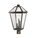 Z-Lite - 579PHXLR-ORB - Three Light Outdoor Post Mount - Talbot - Oil Rubbed Bronze