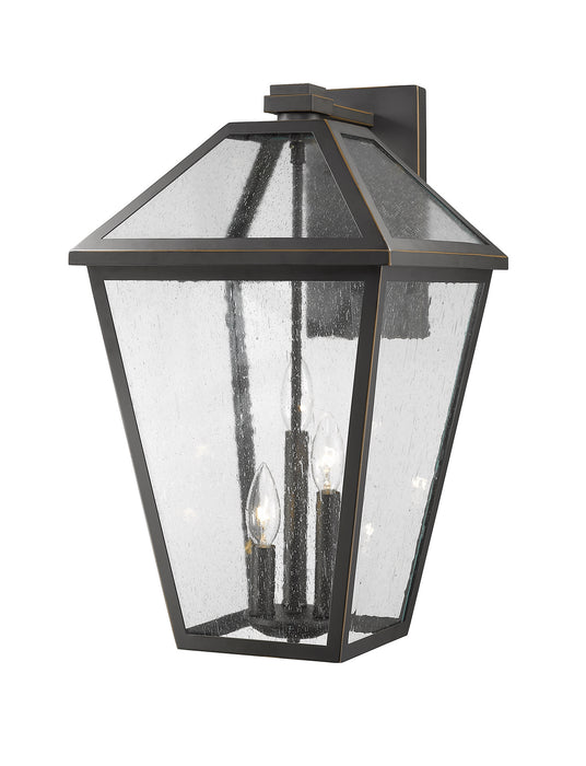 Z-Lite - 579XL-ORB - Three Light Outdoor Wall Sconce - Talbot - Oil Rubbed Bronze