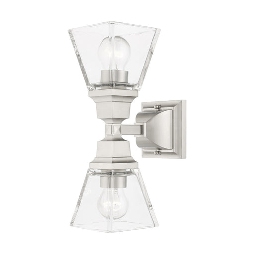 Livex Lighting - 17178-91 - Two Light Wall Sconce - Mission - Brushed Nickel