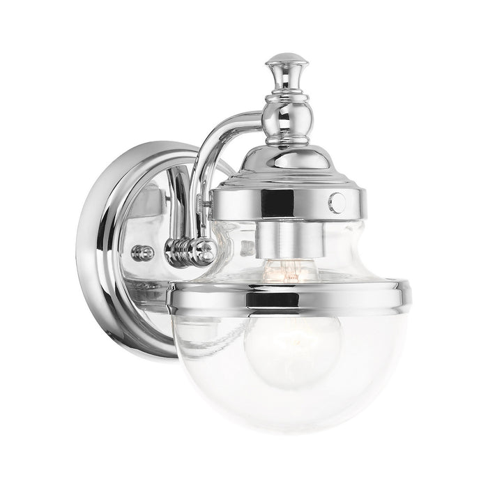 Livex Lighting - 17411-05 - One Light Vanity - Oldwick - Polished Chrome