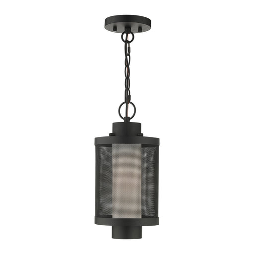 Livex Lighting - 20685-14 - One Light Outdoor Pendant - Nottingham - Textured Black