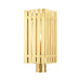 Livex Lighting - 20756-12 - One Light Outdoor Post Top Lantern - Greenwich - Satin Brass