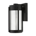Livex Lighting - 22380-04 - One Light Outdoor Wall Lantern - Sheridan - Black w/ Brushed Nickel Candles