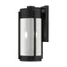 Livex Lighting - 22382-04 - Two Light Outdoor Wall Lantern - Sheridan - Black w/ Brushed Nickel Candles