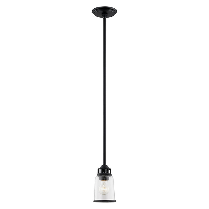 Livex Lighting - 40021-04 - One Light Pendant - Lawrenceville - Black