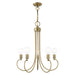 Livex Lighting - 42925-01 - Five Light Chandelier - Bari - Antique Brass