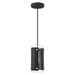 Livex Lighting - 45991-04 - One Light Pendant - Barcelona - Black w/ Brushed Nickel Accents