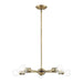 Livex Lighting - 46135-01 - Five Light Chandelier - Lansdale - Antique Brass w/ Bronze Accents