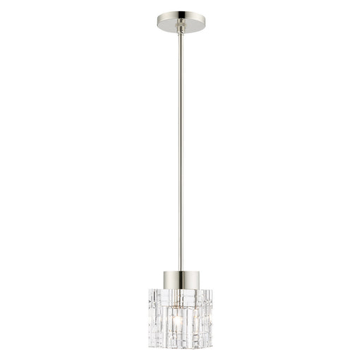 Livex Lighting - 46181-35 - One Light Pendant - Rotterdam - Polished Nickel