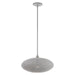 Livex Lighting - 49102-80 - One Light Pendant - Dublin - Nordic Gray w/ Brushed Nickel Accents