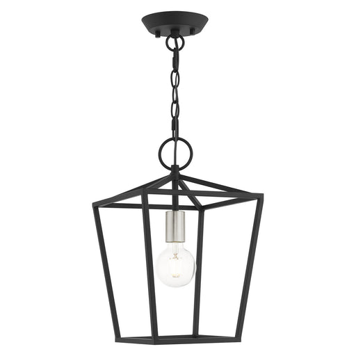 Livex Lighting - 49432-04 - One Light Convertible Semi Flush/Lantern - Devonshire - Black