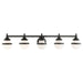 Livex Lighting - 5715-04 - Five Light Vanity - Oldwick - Black