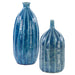 Uttermost - 17719 - Vases, S/2 - Bixby - Cobalt Blue Glaze