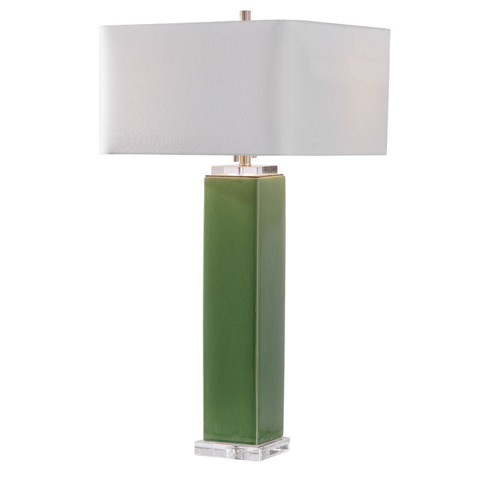 Uttermost - 26410-1 - Two Light Table Lamp - Aneeza - Brushed Nickel