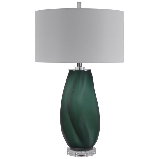 Uttermost - 28278 - One Light Table Lamp - Esmeralda - Brushed Nickel