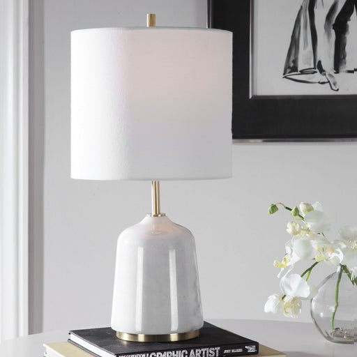 Uttermost - 28332-1 - One Light Table Lamp - Eloise - Brushed Light Brass